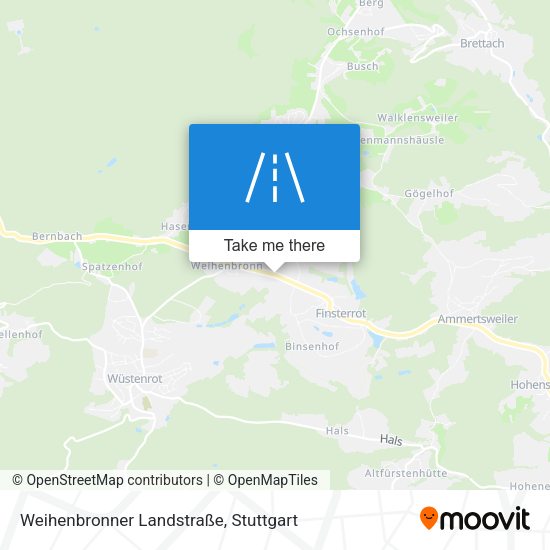 Weihenbronner Landstraße map