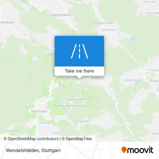 Карта Wendelshälden