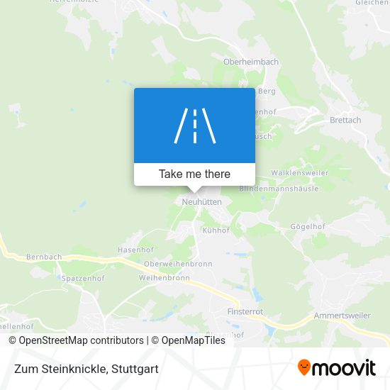 Карта Zum Steinknickle