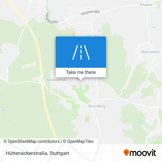 Карта Hüttenackerstraße