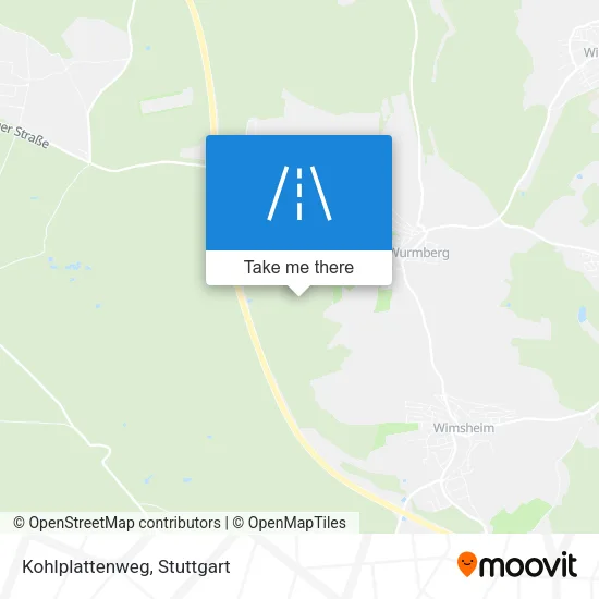 Карта Kohlplattenweg
