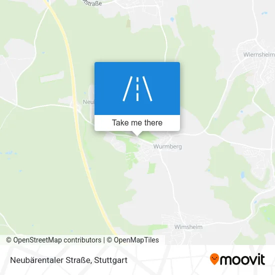 Карта Neubärentaler Straße