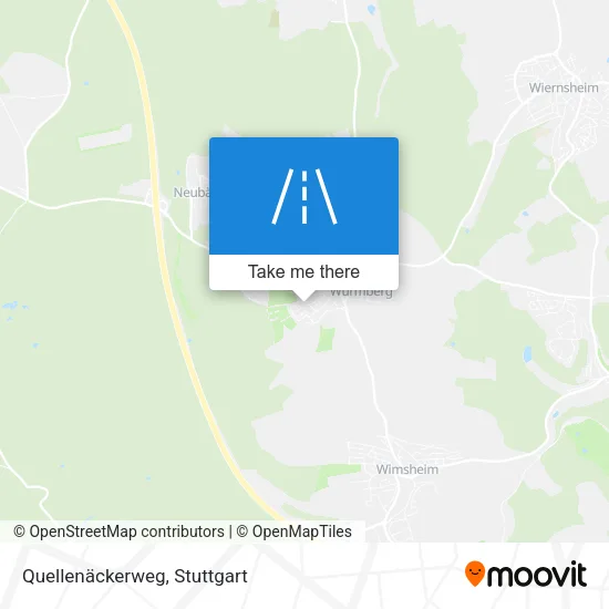Карта Quellenäckerweg