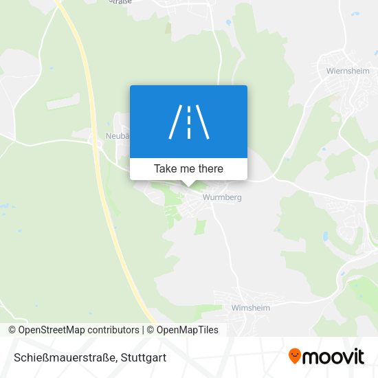 Карта Schießmauerstraße