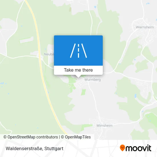 Карта Waldenserstraße