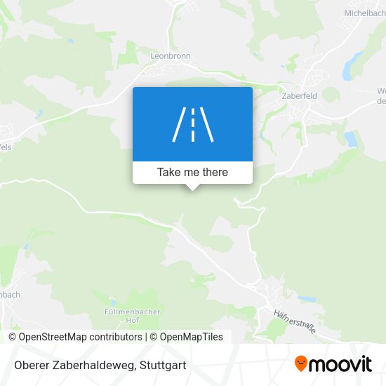 Oberer Zaberhaldeweg map