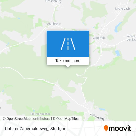Карта Unterer Zaberhaldeweg