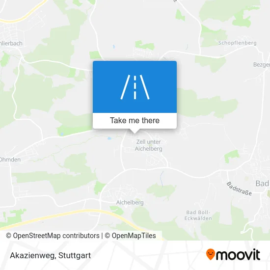 Карта Akazienweg