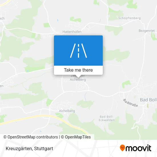 Kreuzgärten map