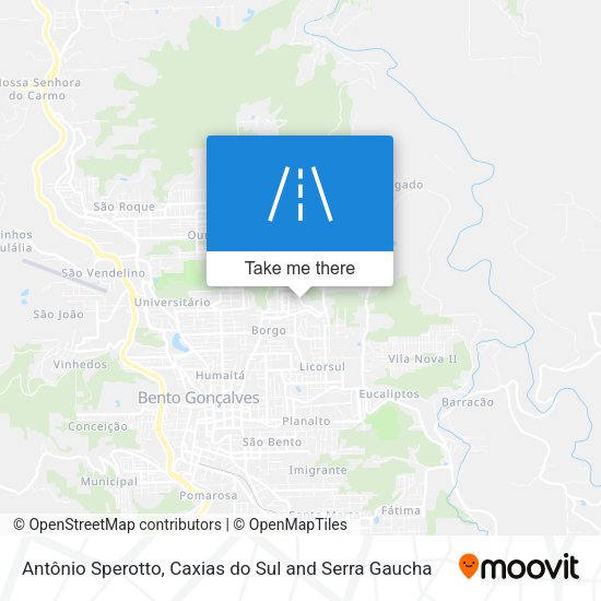 Antônio Sperotto map