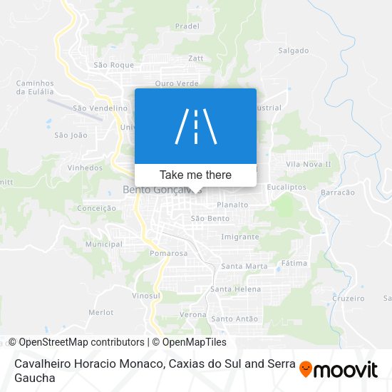 Cavalheiro Horacio Monaco map