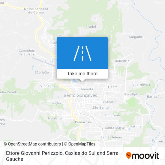 Ettore Giovanni Perizzolo map