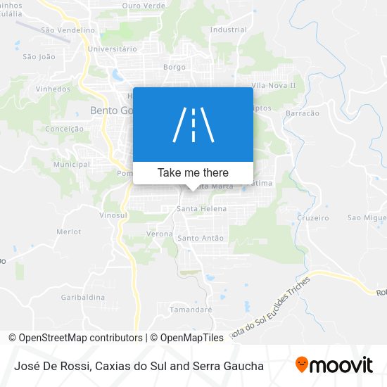 José De Rossi map