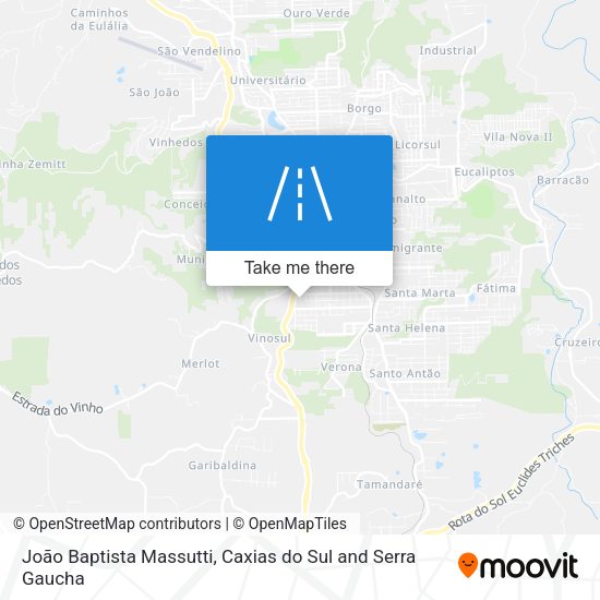 João Baptista Massutti map