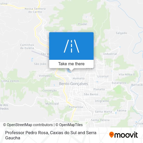Professor Pedro Rosa map