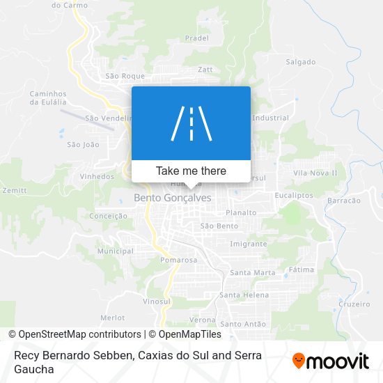 Recy Bernardo Sebben map