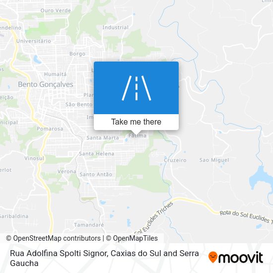 Rua Adolfina Spolti Signor map