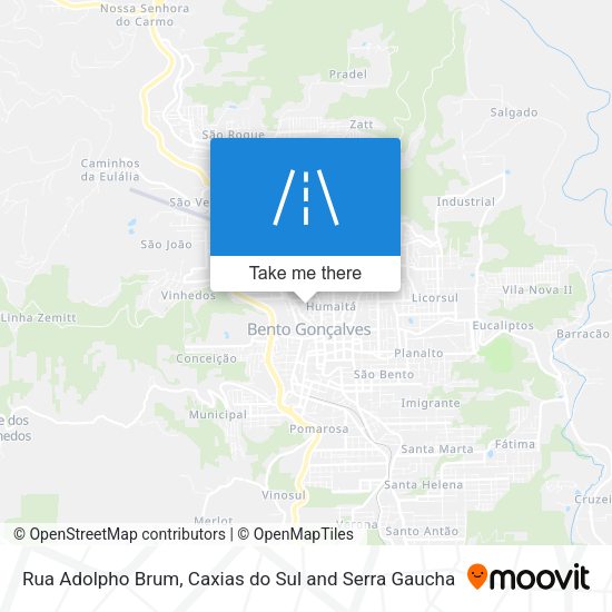 Rua Adolpho Brum map