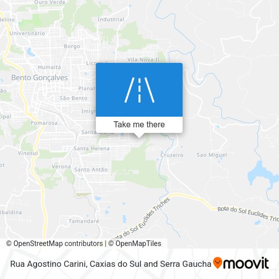 Rua Agostino Carini map