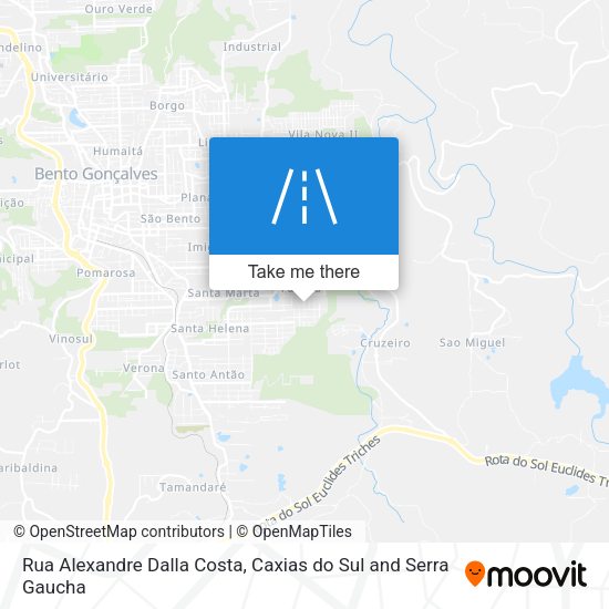 Rua Alexandre Dalla Costa map