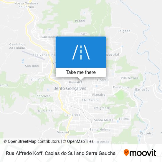 Rua Alfredo Koff map