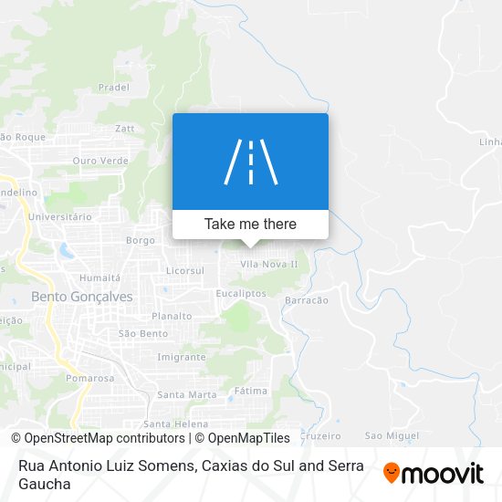 Rua Antonio Luiz Somens map