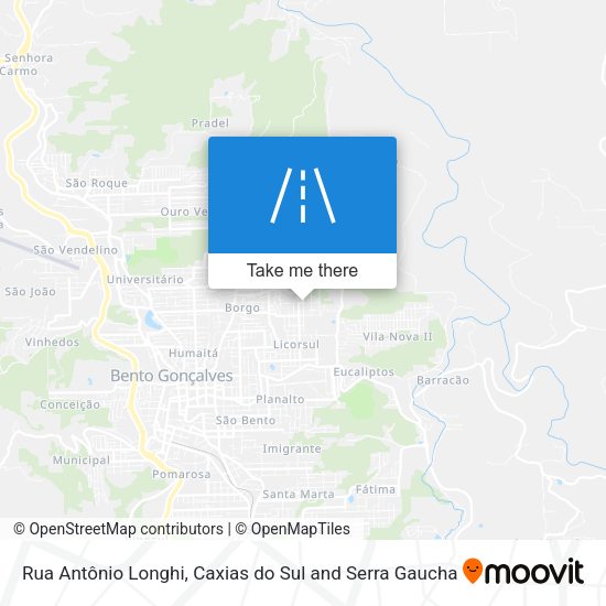 Rua Antônio Longhi map