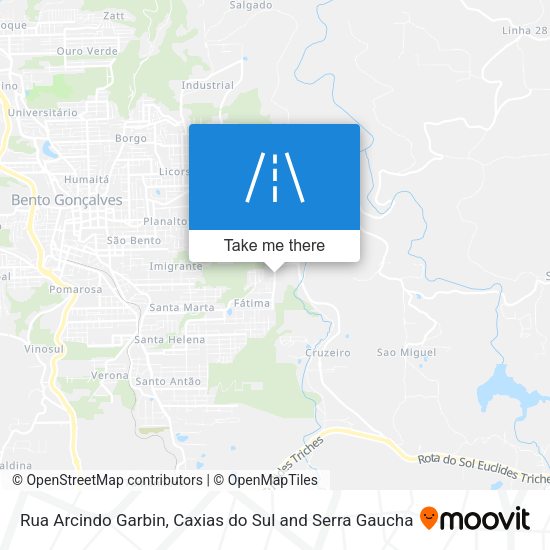 Rua Arcindo Garbin map