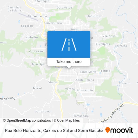 Rua Belo Horizonte map
