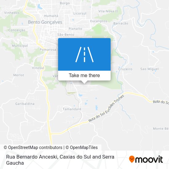 Rua Bernardo Anceski map