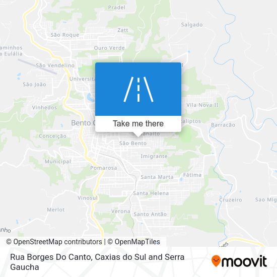 Rua Borges Do Canto map
