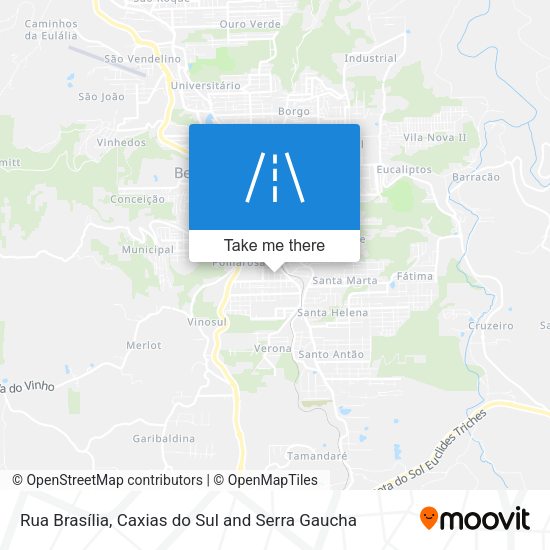 Rua Brasília map