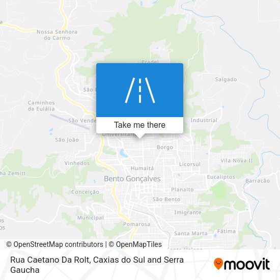 Rua Caetano Da Rolt map