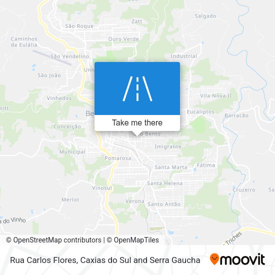 Rua Carlos Flores map