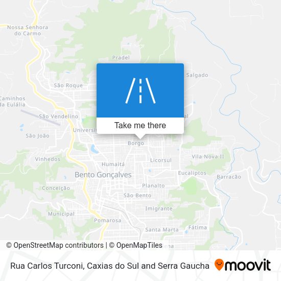 Rua Carlos Turconi map