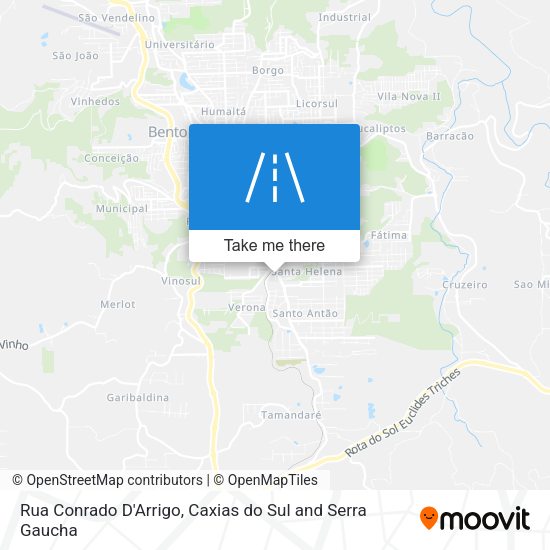 Rua Conrado D'Arrigo map
