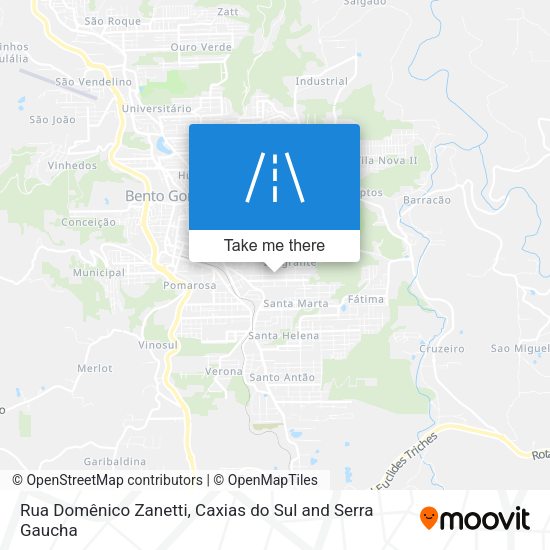 Rua Domênico Zanetti map