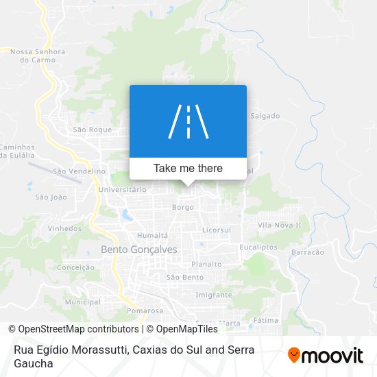 Rua Egídio Morassutti map
