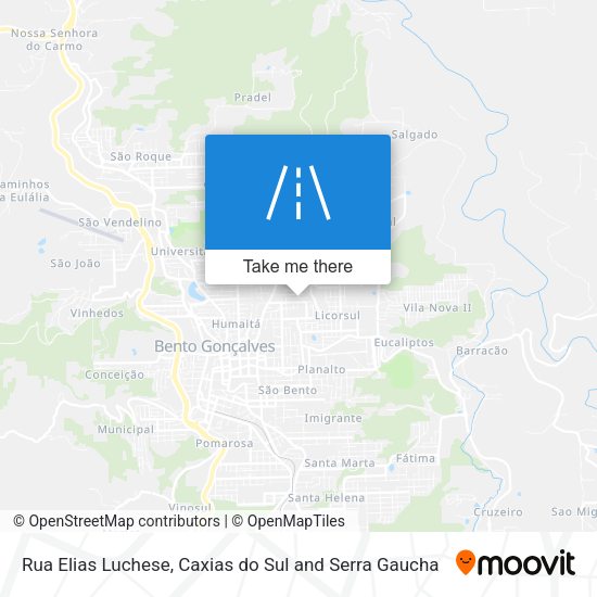Rua Elias Luchese map