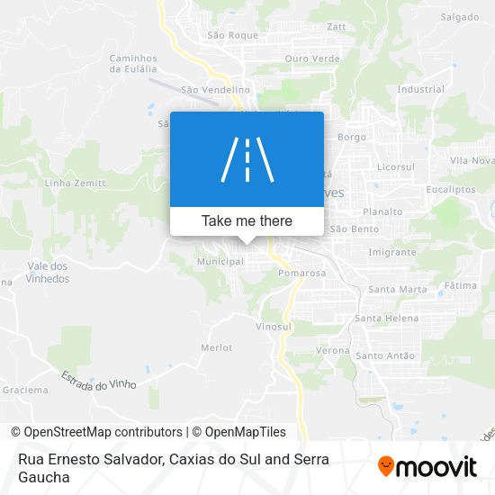 Rua Ernesto Salvador map