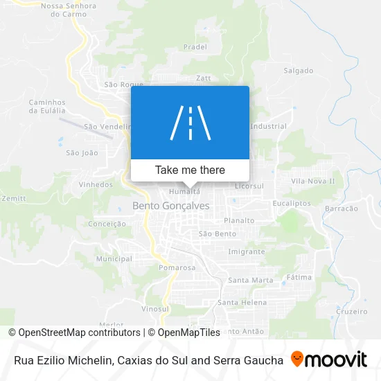 Rua Ezilio Michelin map