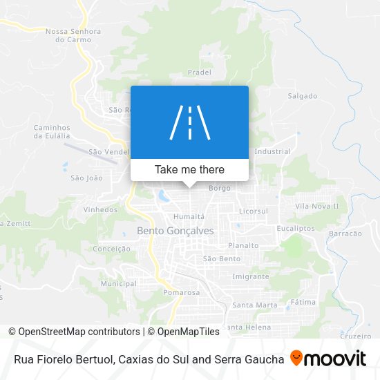 Rua Fiorelo Bertuol map