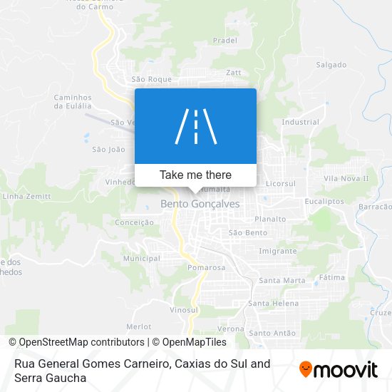 Rua General Gomes Carneiro map