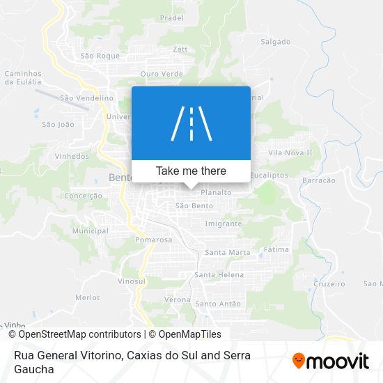 Rua General Vitorino map