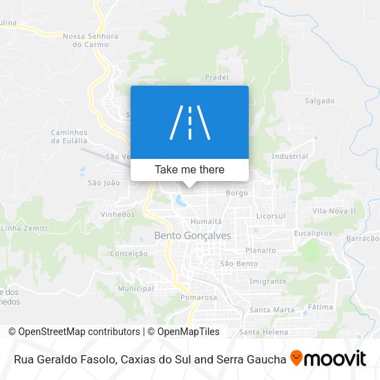 Rua Geraldo Fasolo map