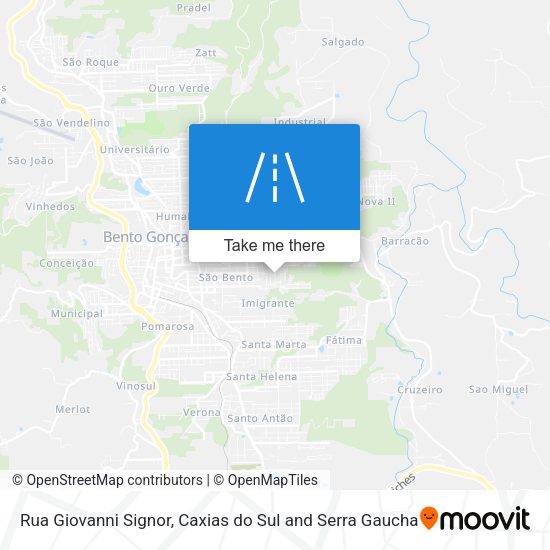 Rua Giovanni Signor map