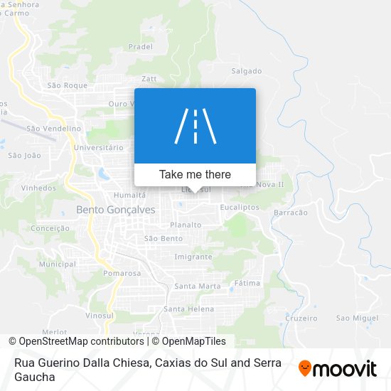 Rua Guerino Dalla Chiesa map