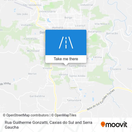 Rua Guilherme Gonzatti map