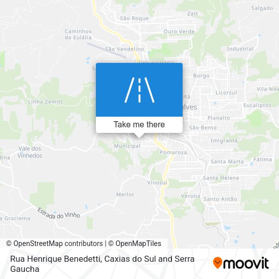 Rua Henrique Benedetti map