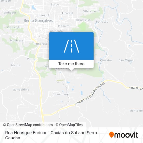 Rua Henrique Enriconi map